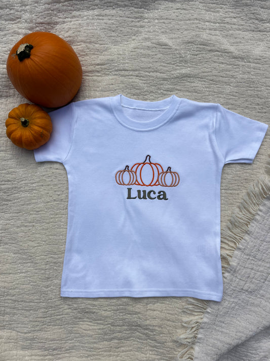 Personalised Pumkin Trio T-shirt