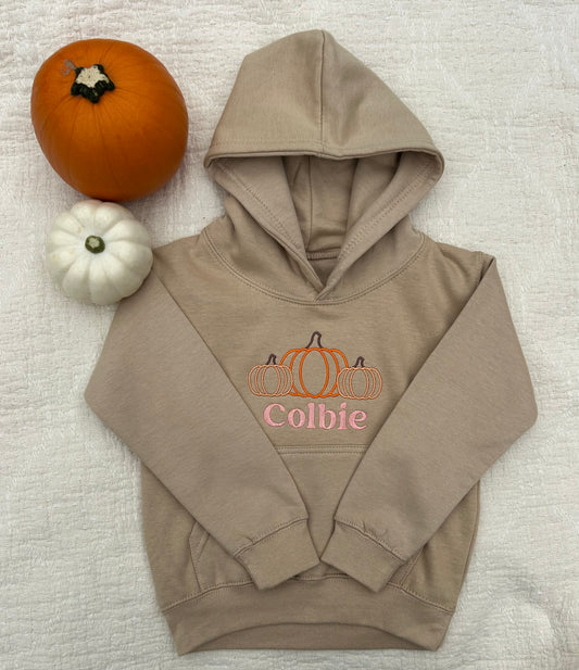 Personalised Pumpkin Trio Sweatshirt