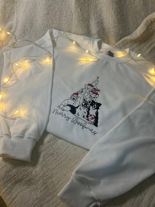 Merry Woofmas – Dog Tree Sweatshirt
