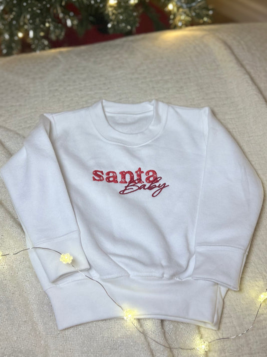 Santa Baby - Script Sweatshirt