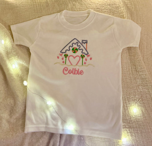 Gingerbread House – Personalised Tee or Sweatshirt