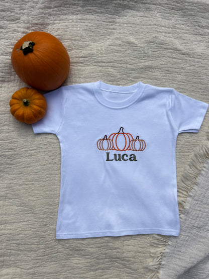 Personalised Pumkin Trio T-shirt
