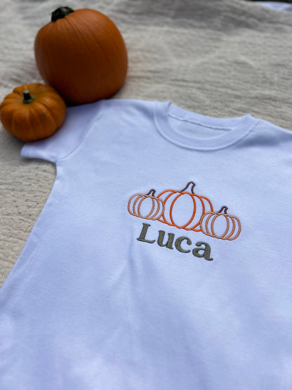 Personalised Pumkin Trio T-shirt