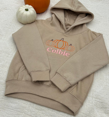 Personalised Pumpkin Trio Sweatshirt