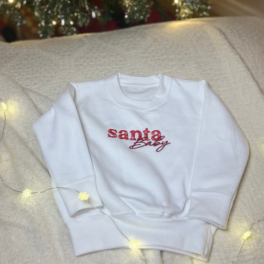 Santa Baby - Script Sweatshirt