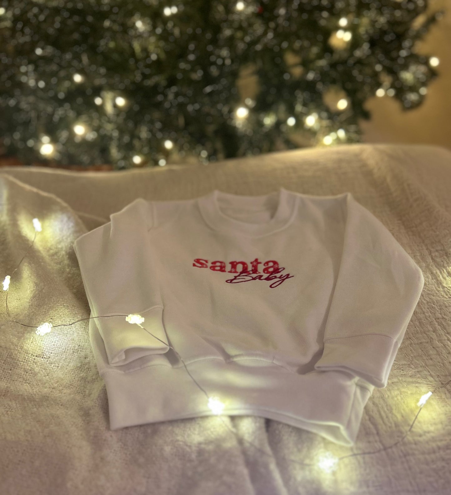 Santa Baby - Script Sweatshirt