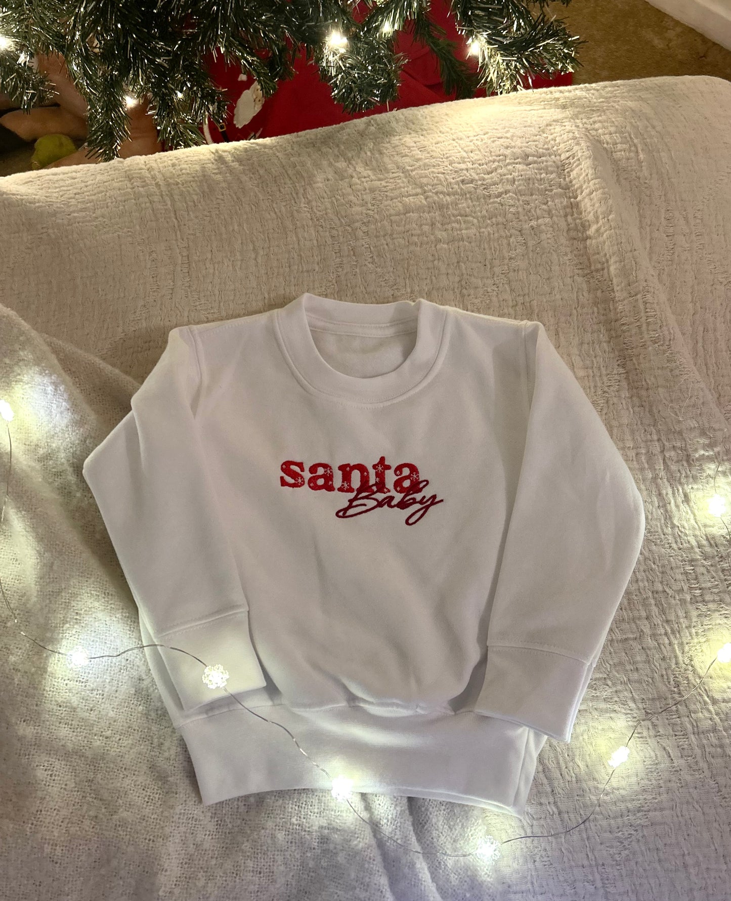 Santa Baby - Script Sweatshirt