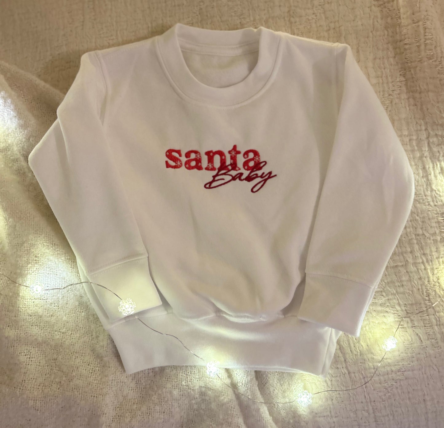 Santa Baby - Script Sweatshirt