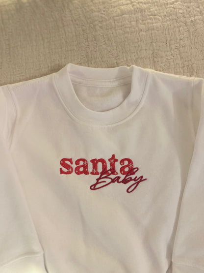 Santa Baby - Script Sweatshirt