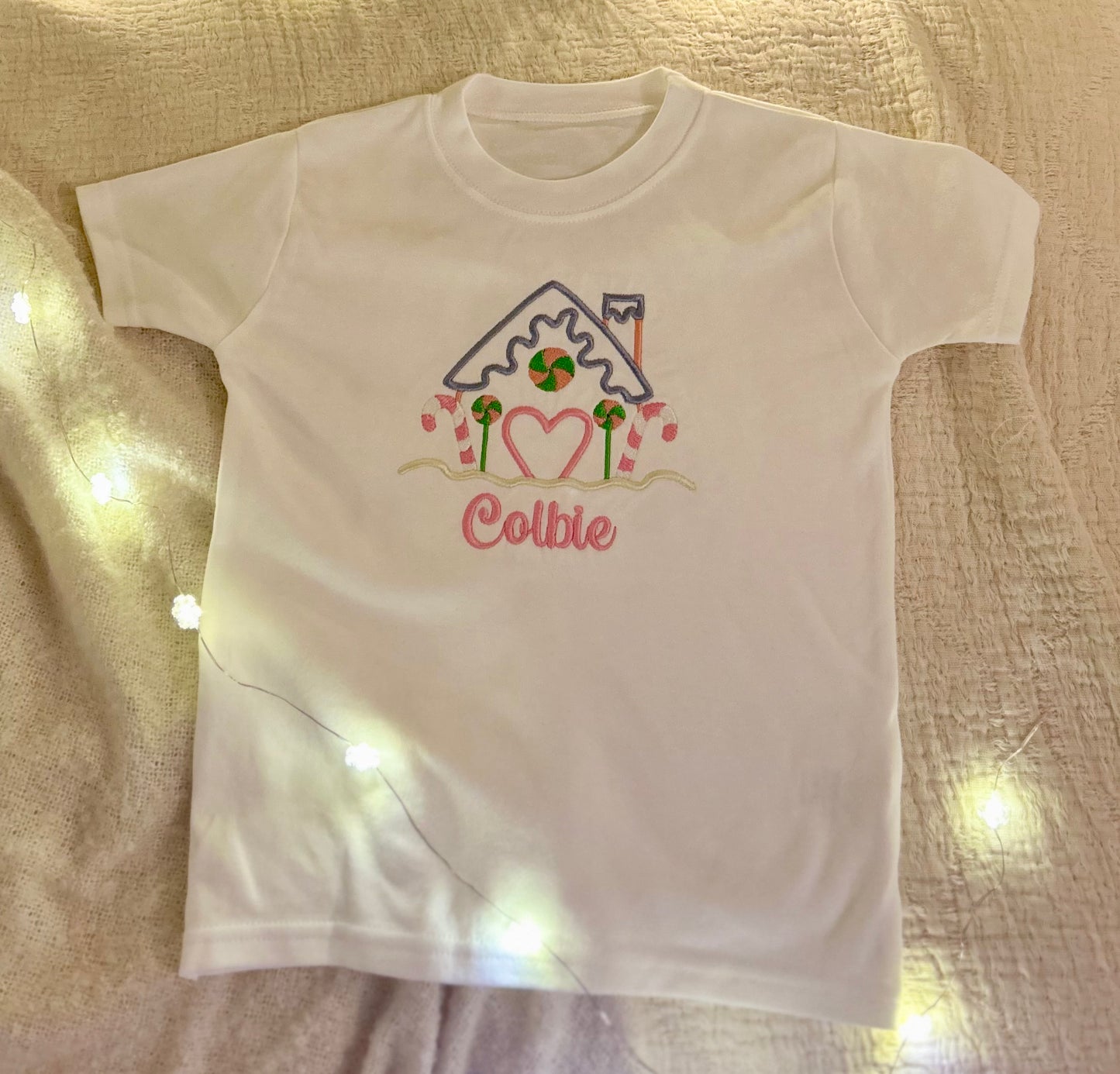 Gingerbread House – Personalised Tee or Sweatshirt