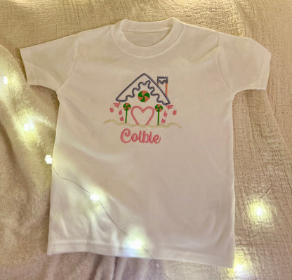 Gingerbread House – Personalised Tee or Sweatshirt