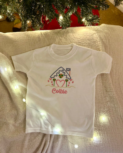 Gingerbread House – Personalised Tee or Sweatshirt