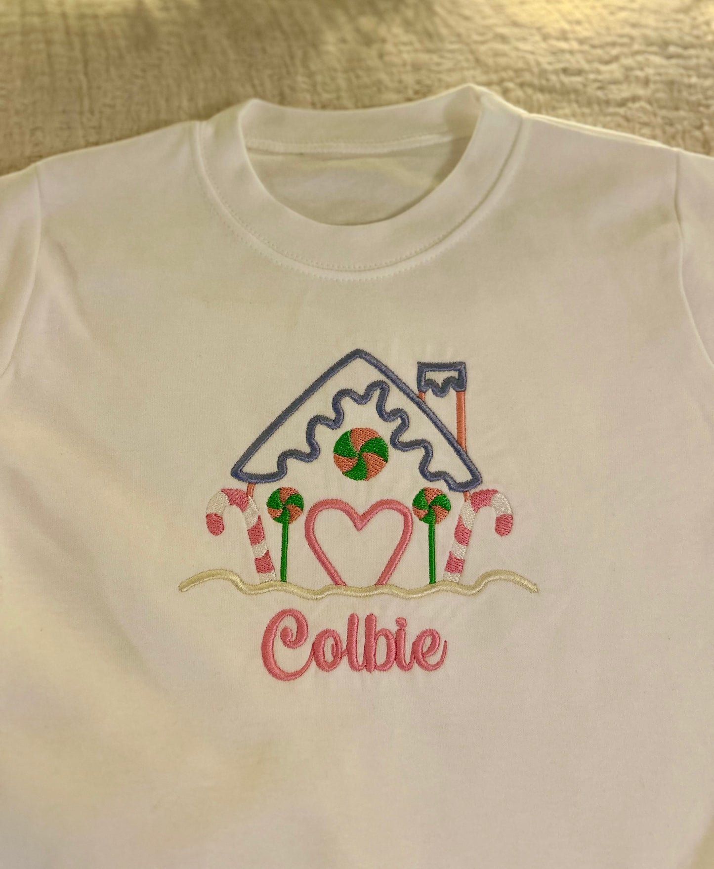 Gingerbread House – Personalised Tee or Sweatshirt