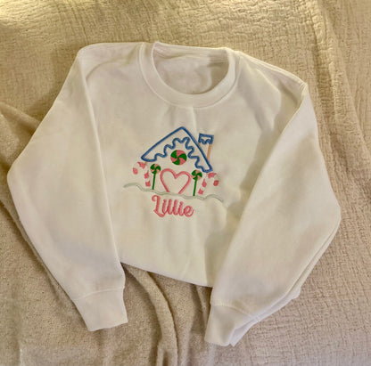 Gingerbread House – Personalised Tee or Sweatshirt