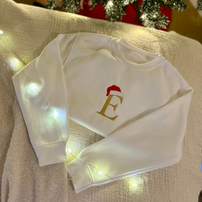 Santa Hat Initial – Monogram