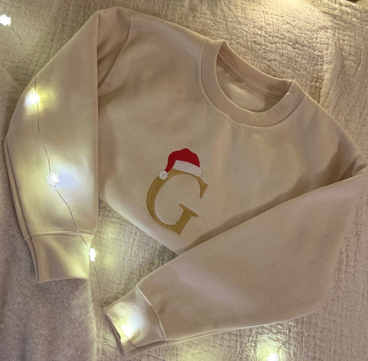 Santa Hat Initial – Monogram