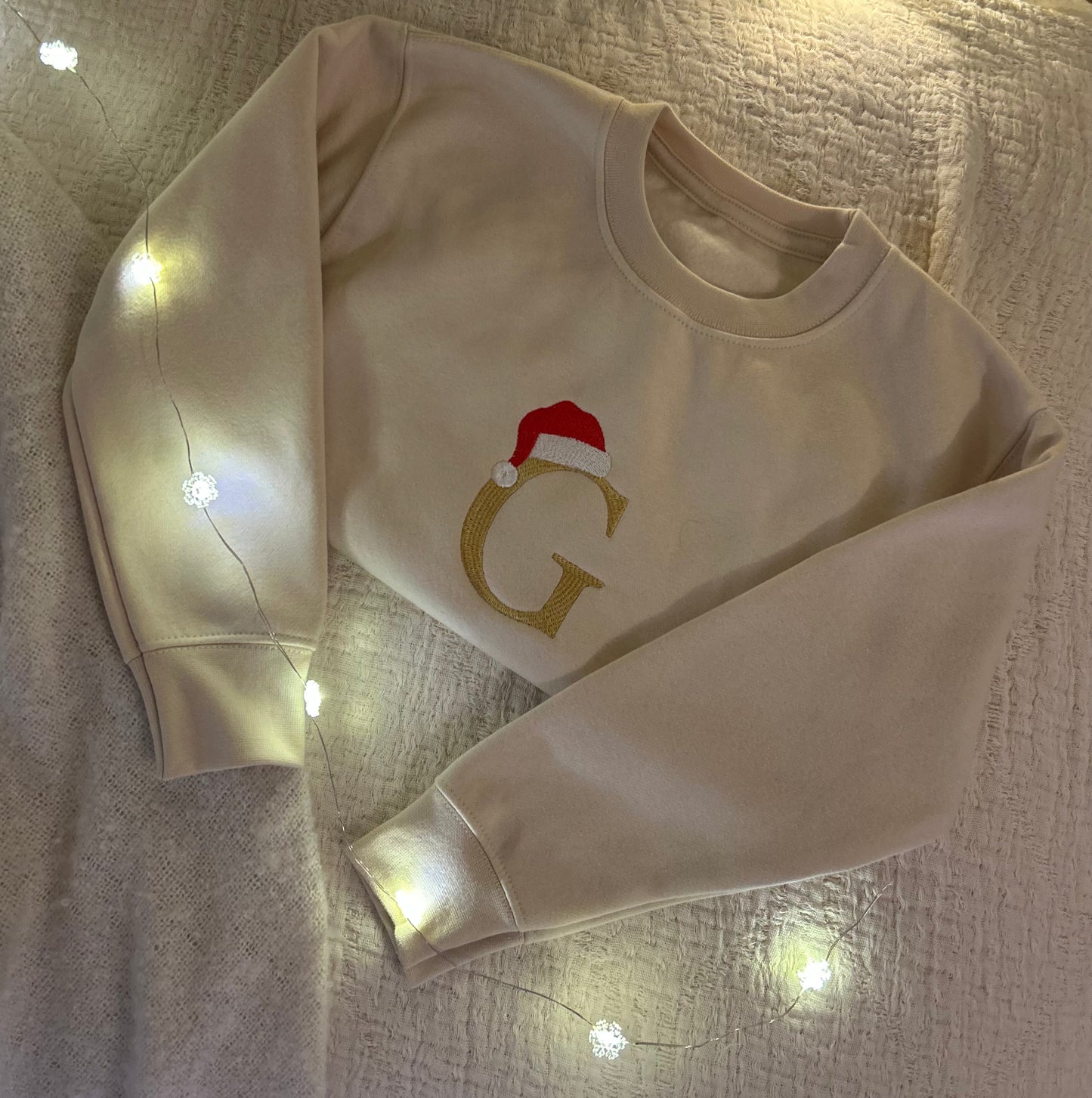 Santa Hat Initial – Monogram