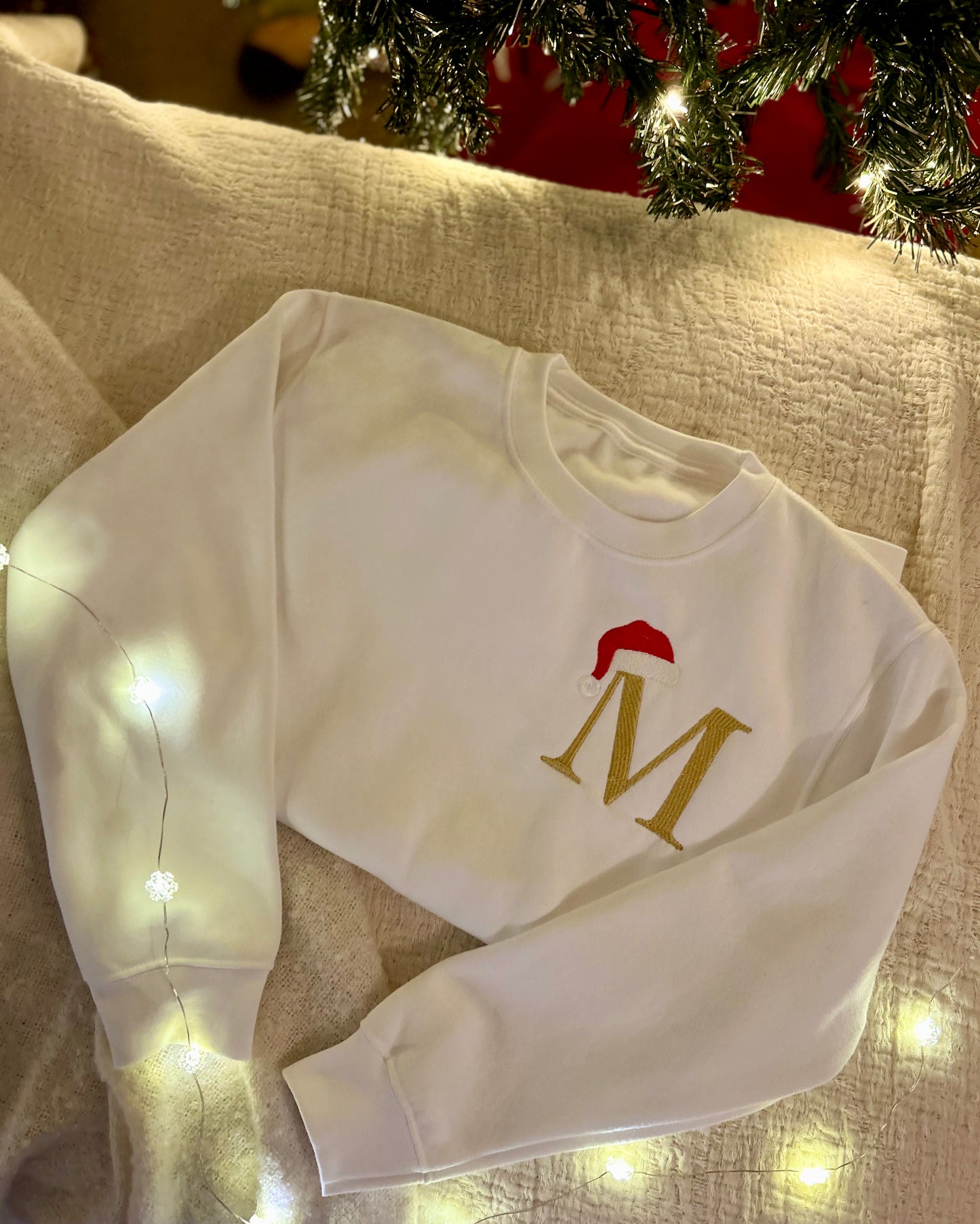 Santa Hat Initial – Monogram