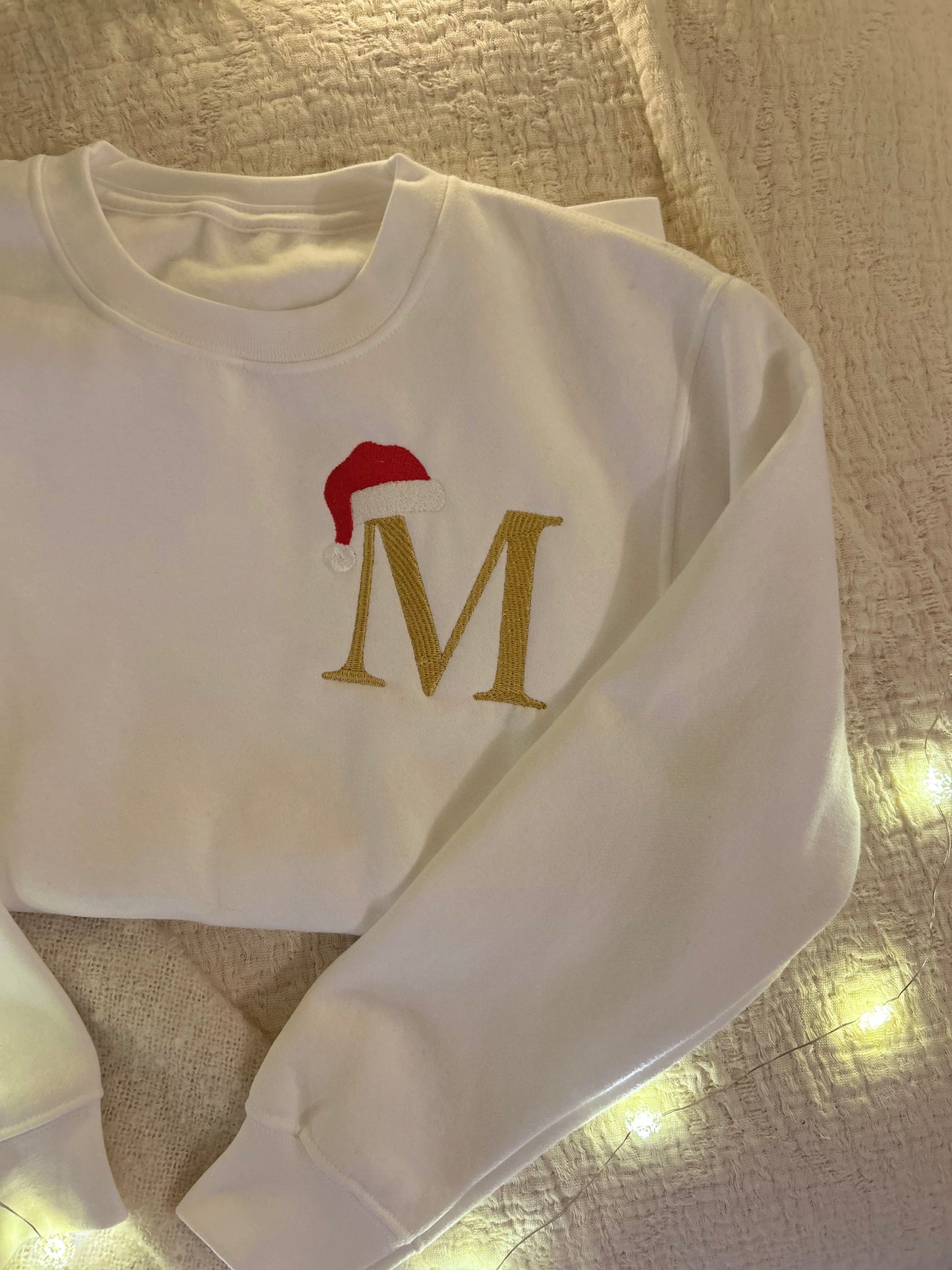 Santa Hat Initial – Monogram