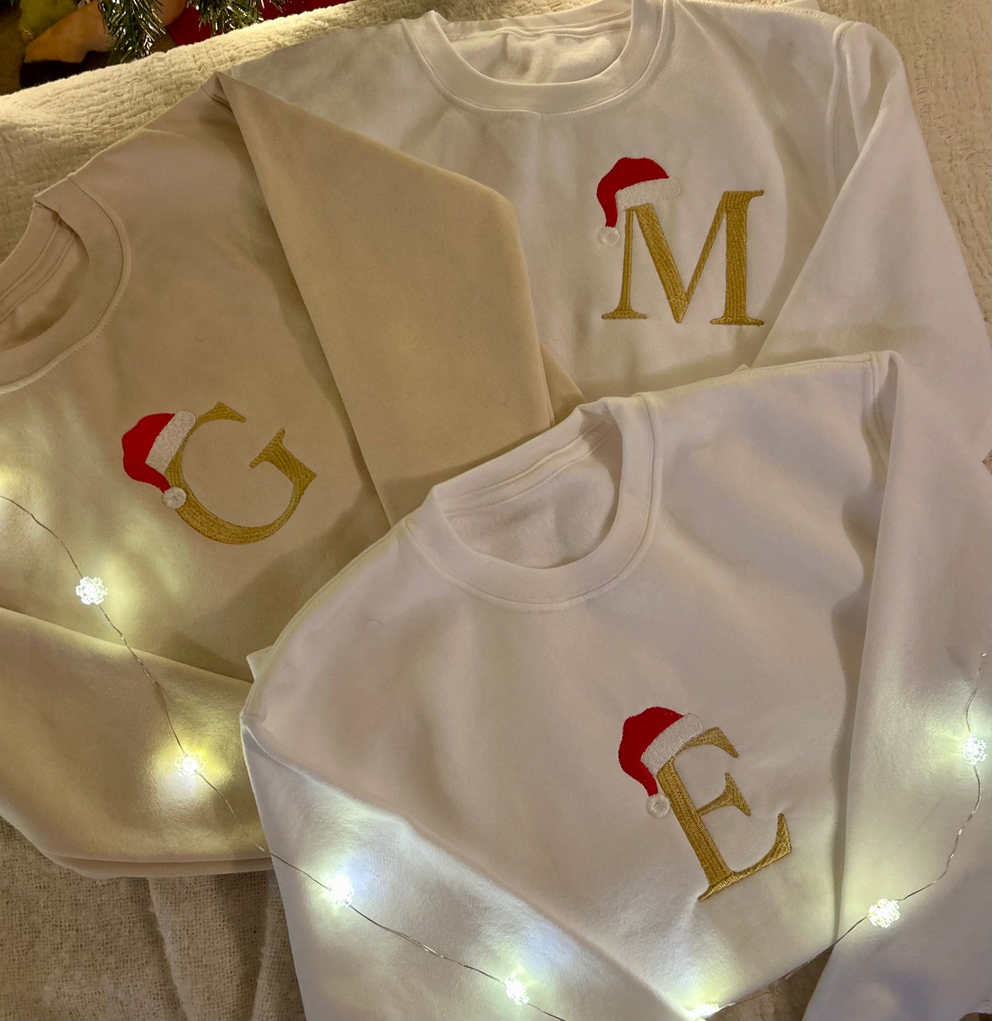 Santa Hat Initial – Monogram
